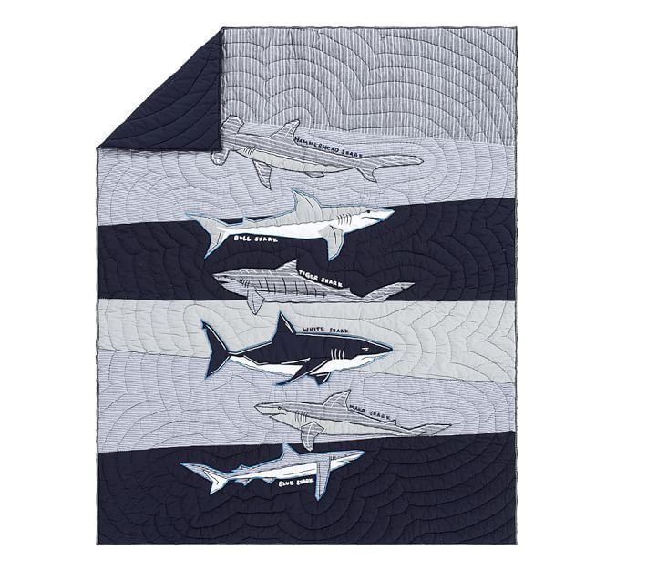 Shark Clm180630 Quilt Blanket