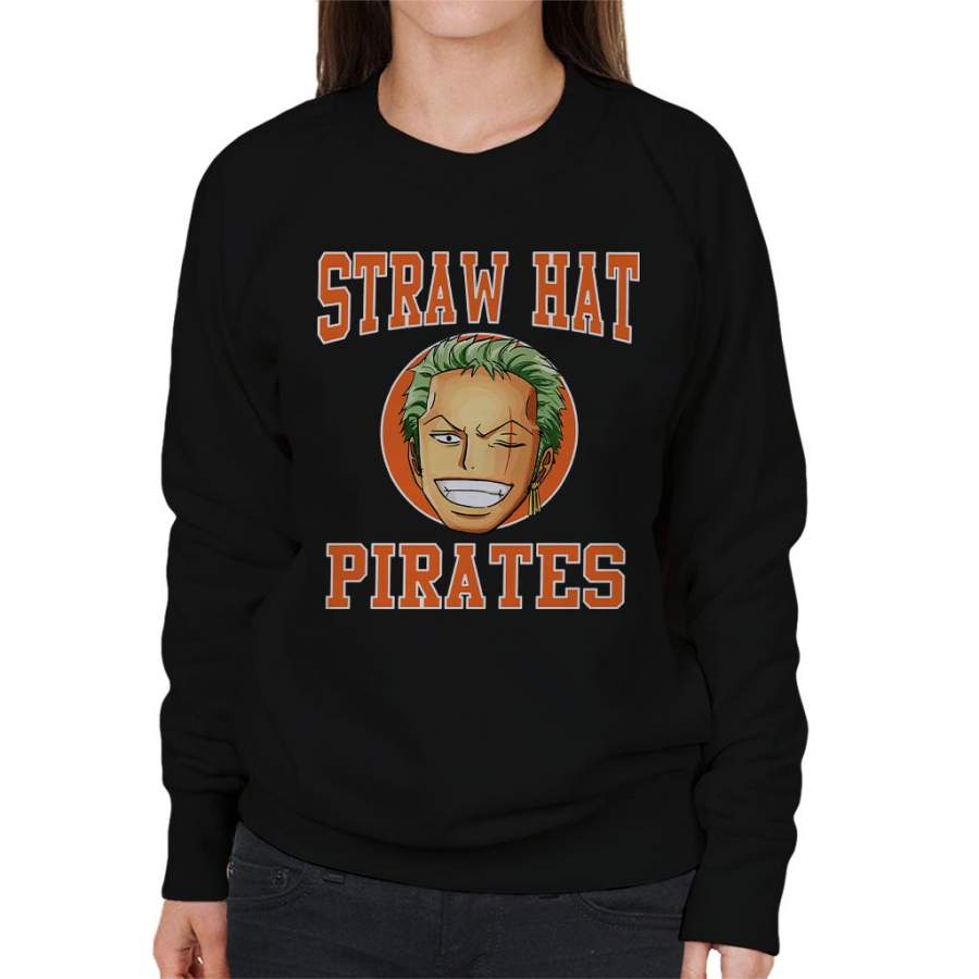 Straw Hat Pirates Roronoa Zoro One Piece Women’s Sweatshirt