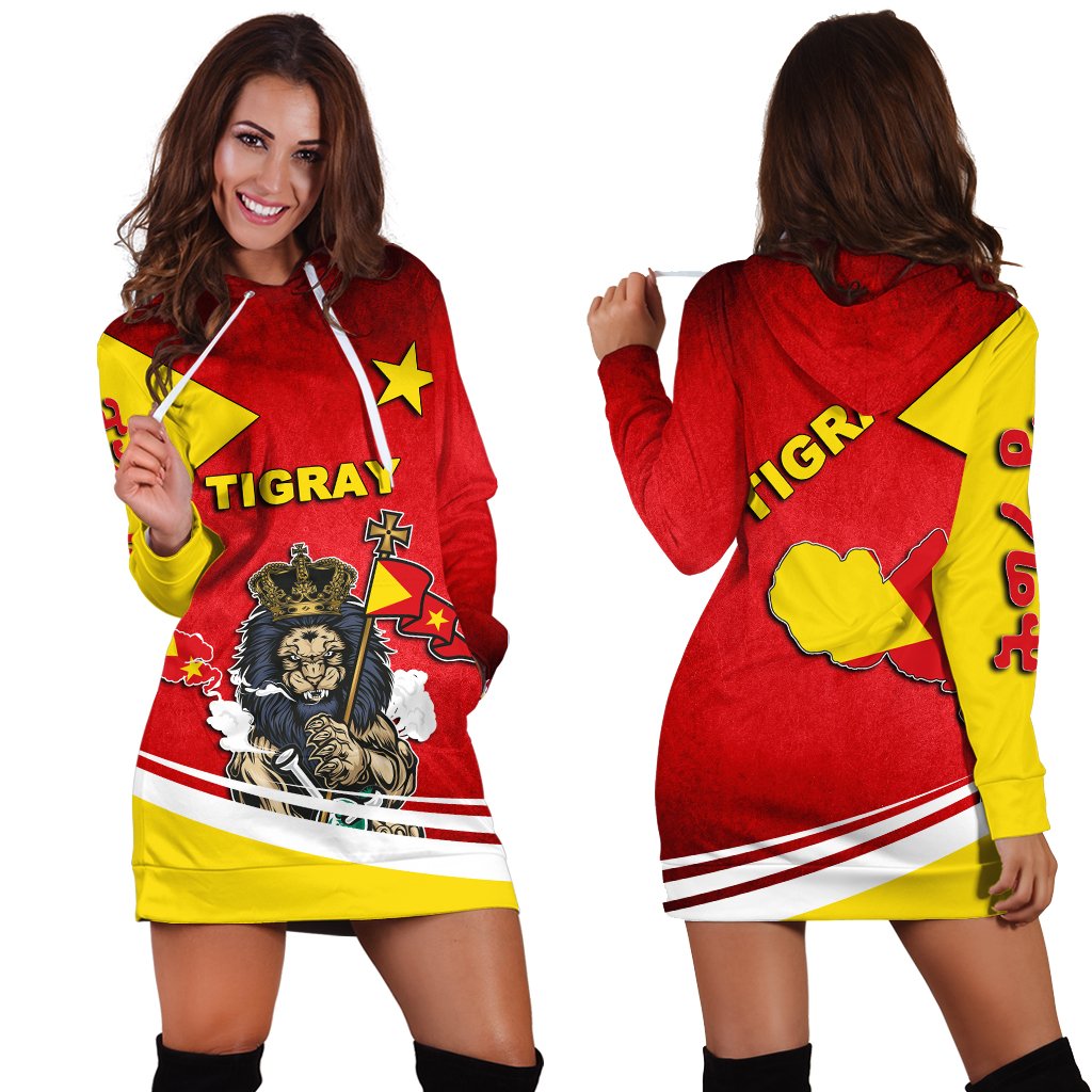 Tigray Lion Hoodie Dress A31