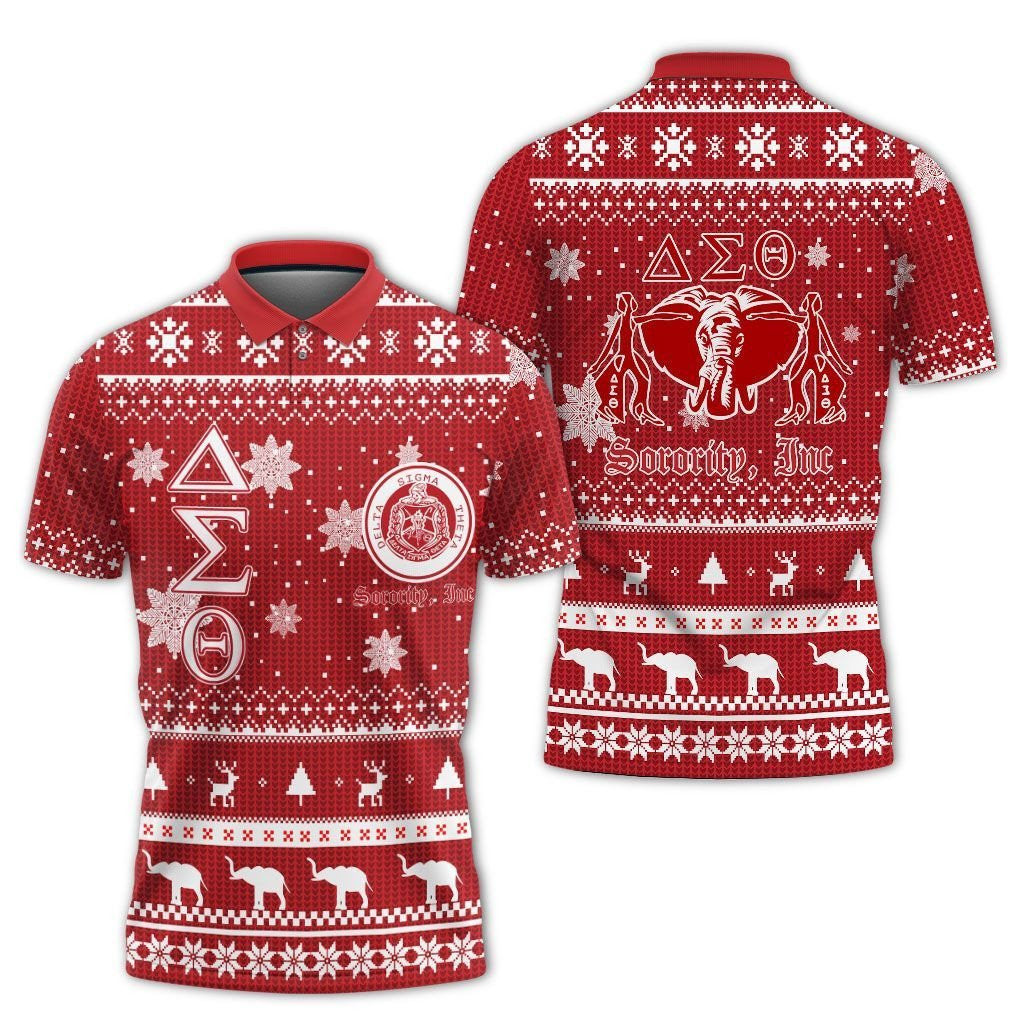 Sorority Polo – Christmas Delta Sigma Theta Sorority Inc Polo Shirt