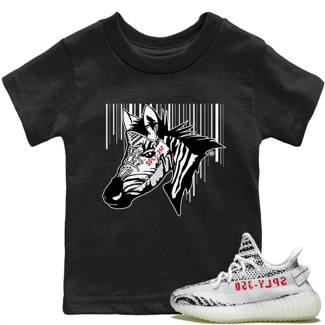 New Zebra T-Shirt – Yeezy Boost 350 V2 Zebra Baby & Youth