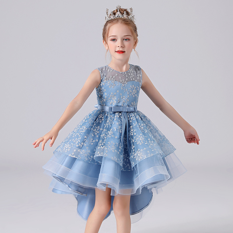 2022 Girls Dresses Flower Girl Dresses Bridesmaid Dresses Cute Lace Sleeveless Flower Girl Dresses for Weddings Girls Clothes alx