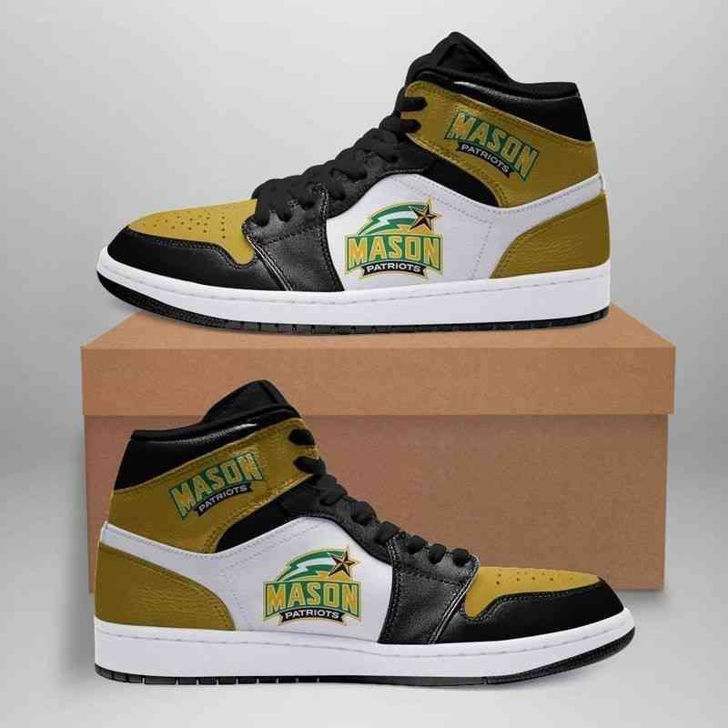George Mason Patriots Ha02 Custom Air Jordan Sneaker2021 Shoes Sport Sneakers Air Jordan High Sneakers Sport Sneakers