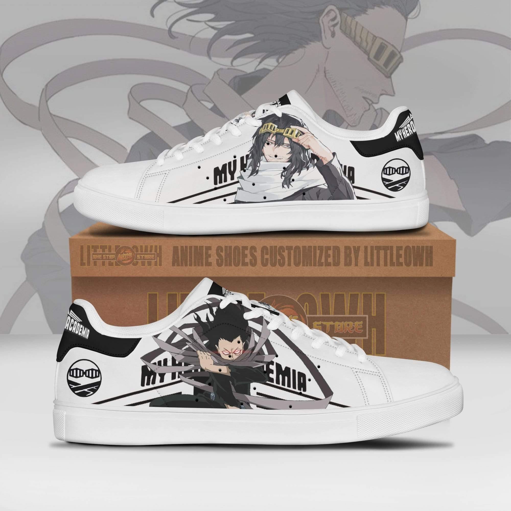 Shota Aizawa Sneakers Custom My Hero Academia Anime Shoes