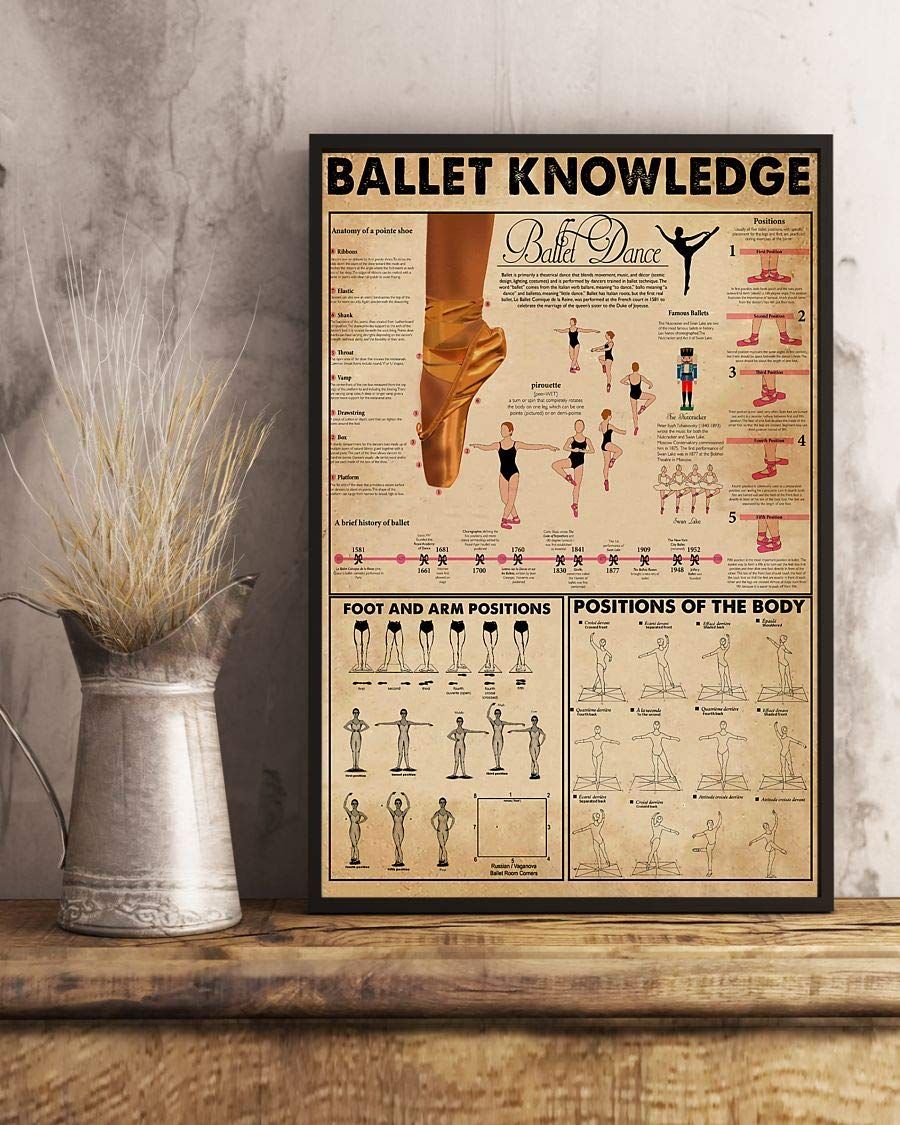 Ballet Knowledge Ballet Dance Satin Canvas