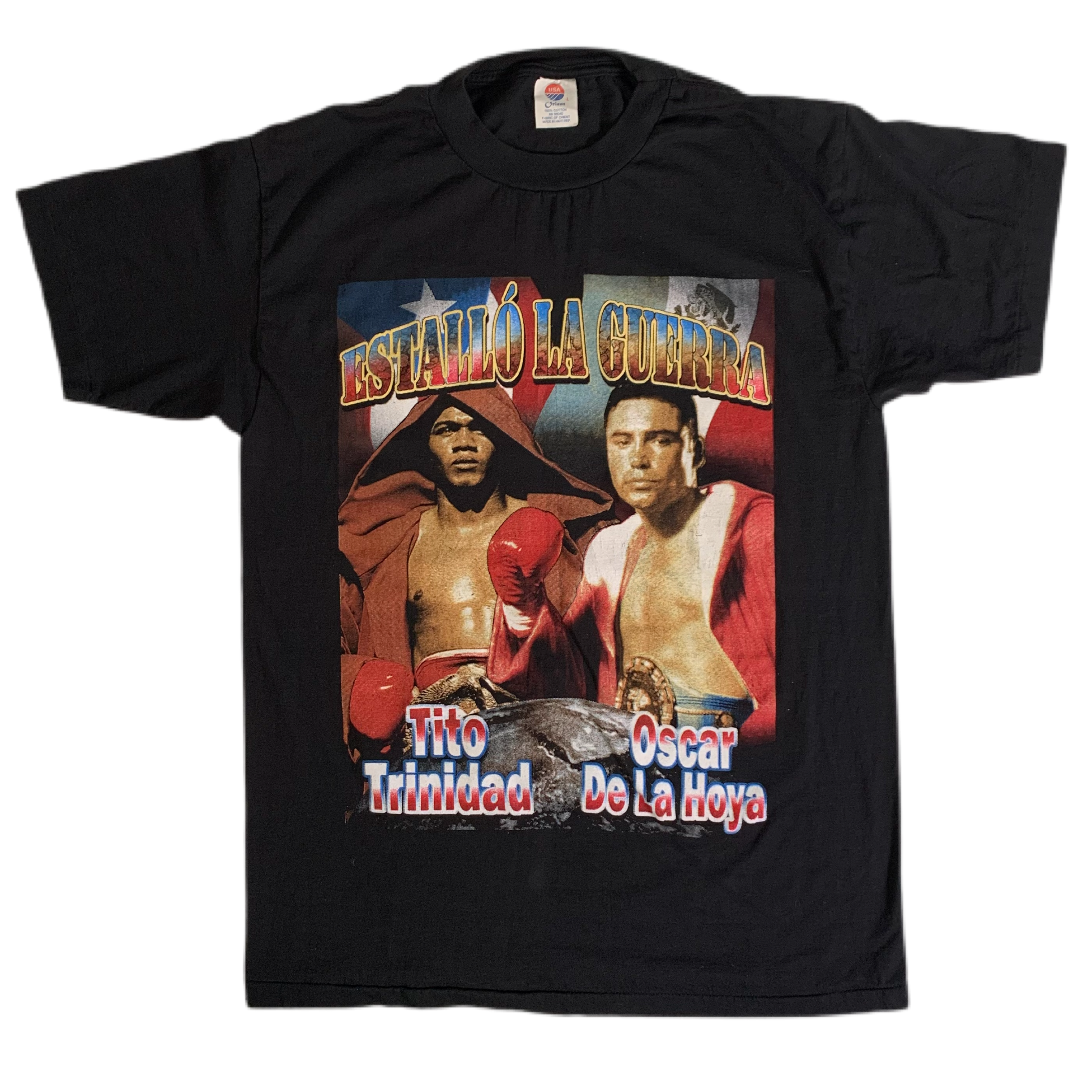 Vintage Oscar De La Hoya Vs. Tito Trinidad “Estallo La Guerra” T-Shirt