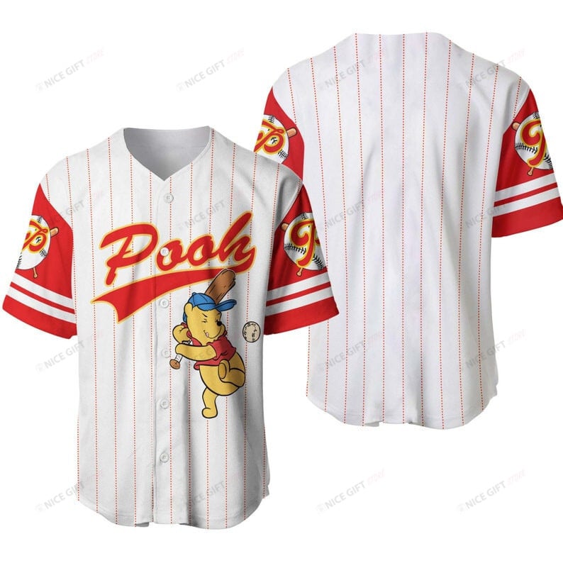 Winnie The Pooh Baseball Jersey Bbj-S4I5