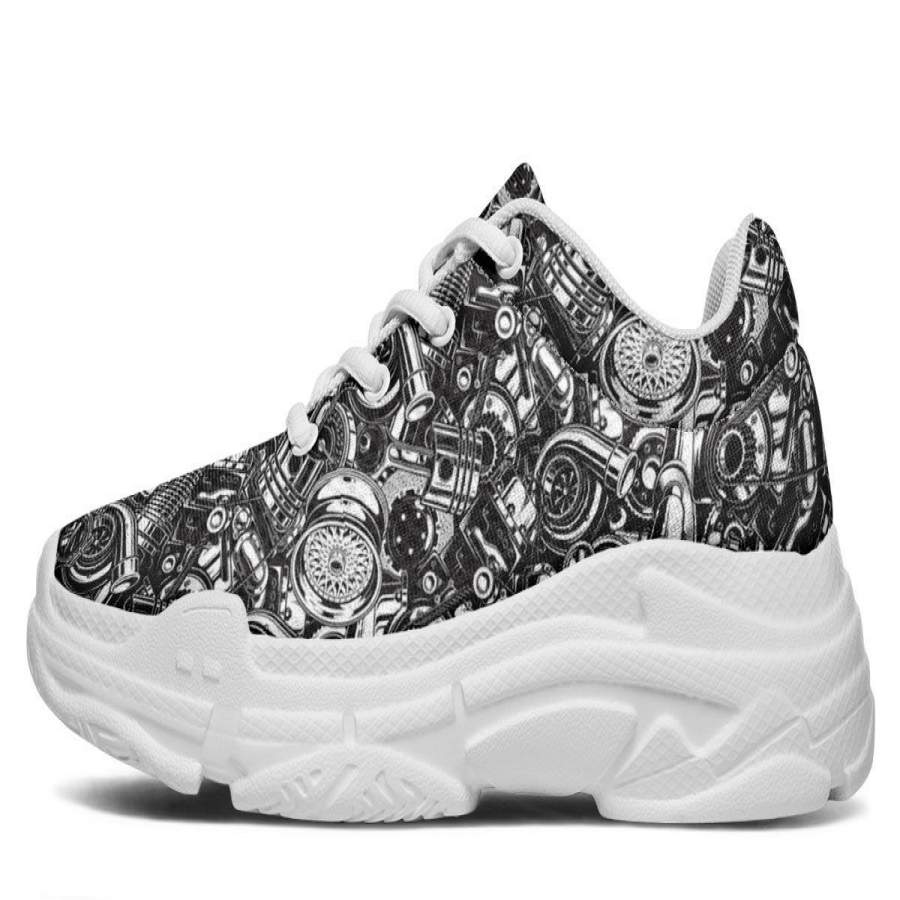 Automobile Parts Chunky Sneakers