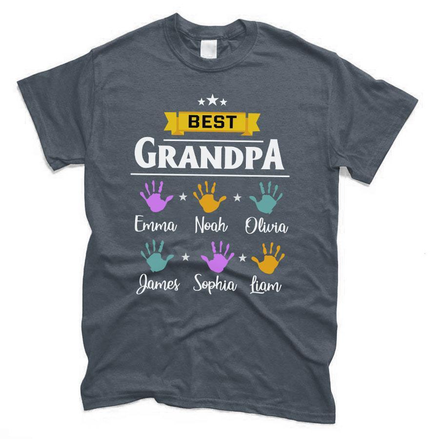 Best Grandpa – Personalized Tshirt