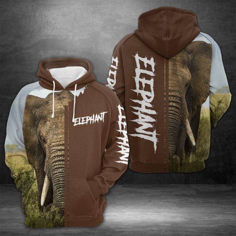 Amazing Elephant HT26804 – All Over Print Unisex Hoodie