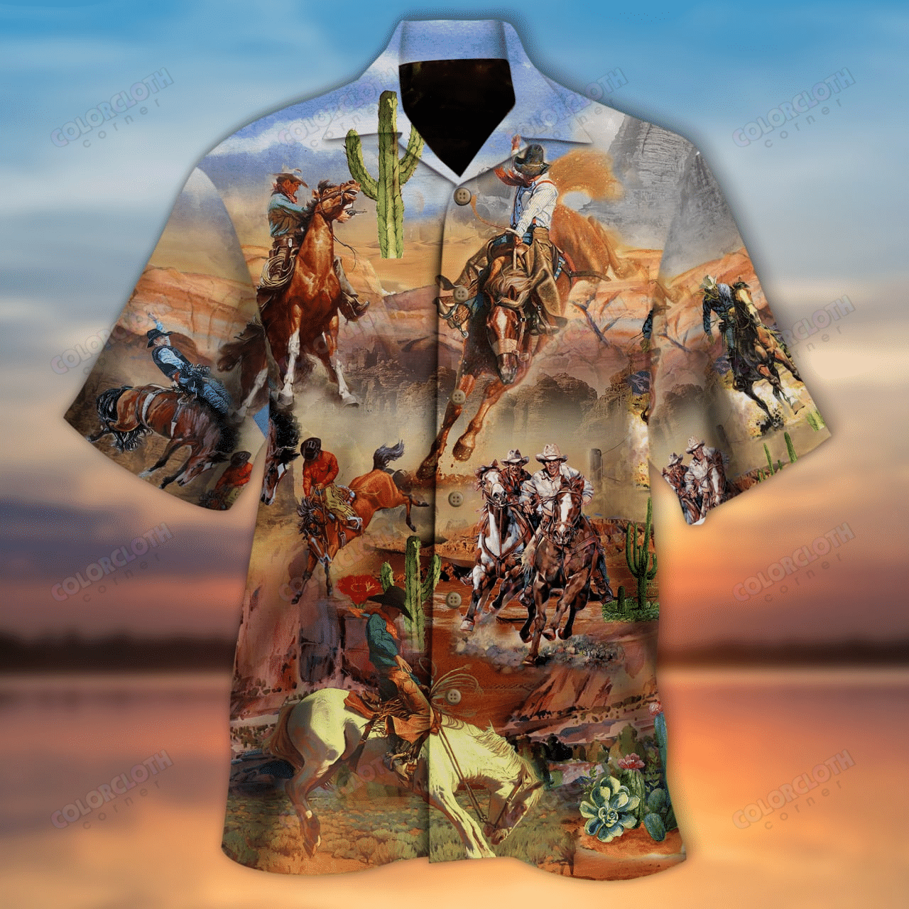 Cowboys Life By The Desert Hawaiian Shirt Ha55763