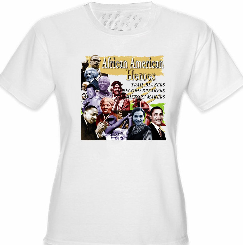 African American Heroes and Record Breakers Girl’s T-Shirt