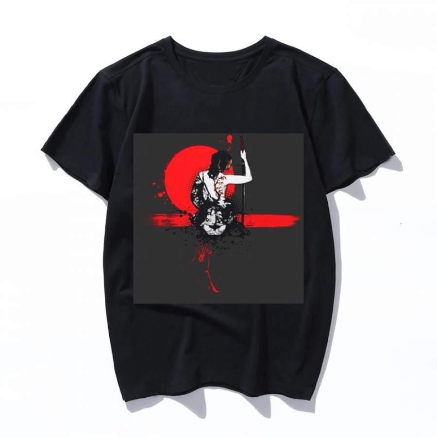 trash polka female samurai Summer Fashion Tops Tee Tumblr Girls Shirt Aesthetic Clothing Kawaii casual Harajuku Unisex T-Shirt