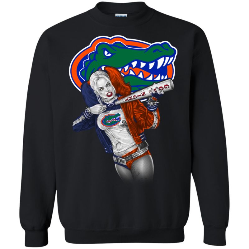 Gators Football Harley Quinn T-Shirt Long Sleeve Sweatshirt Hoodie