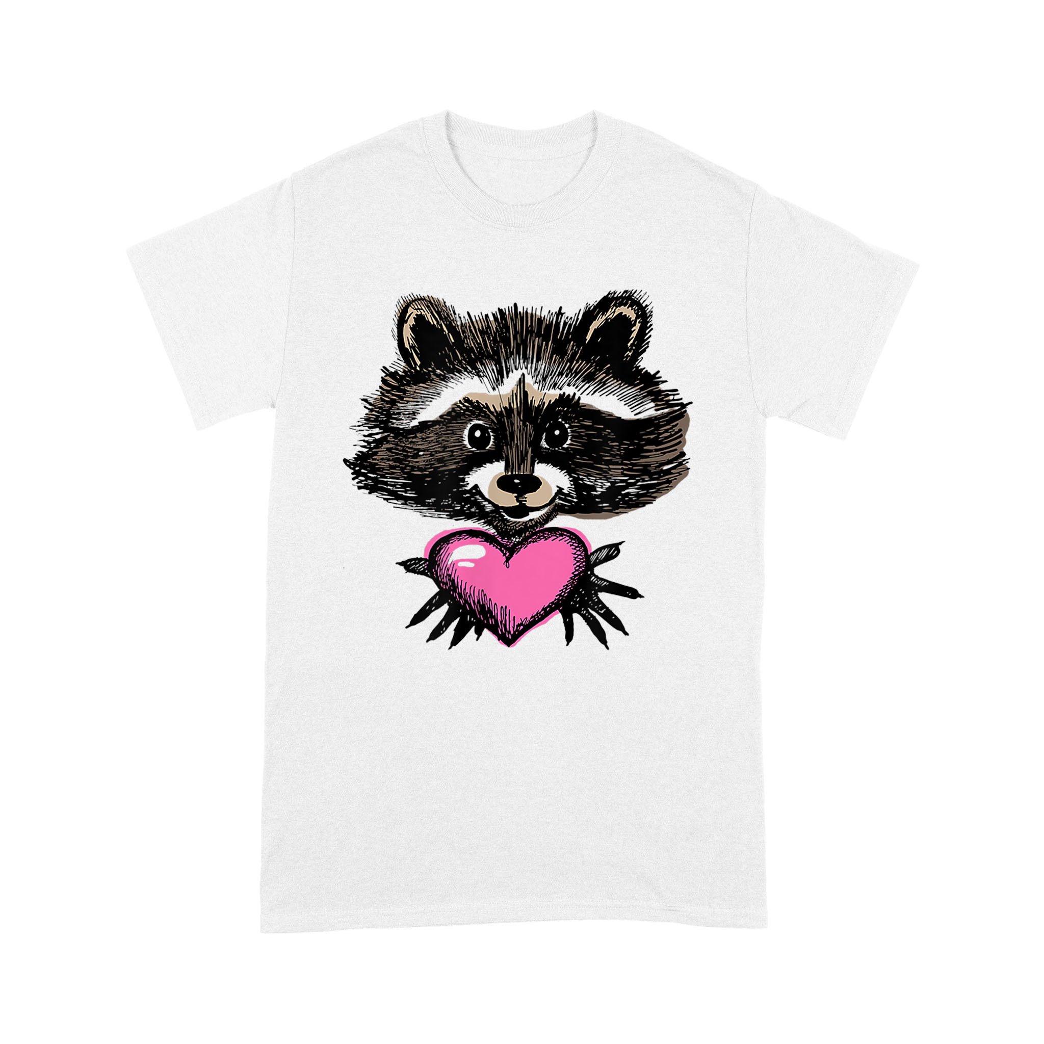 Racoon – t-shirt for men women cute raccoon face raccoon t-shirt – FSD1152