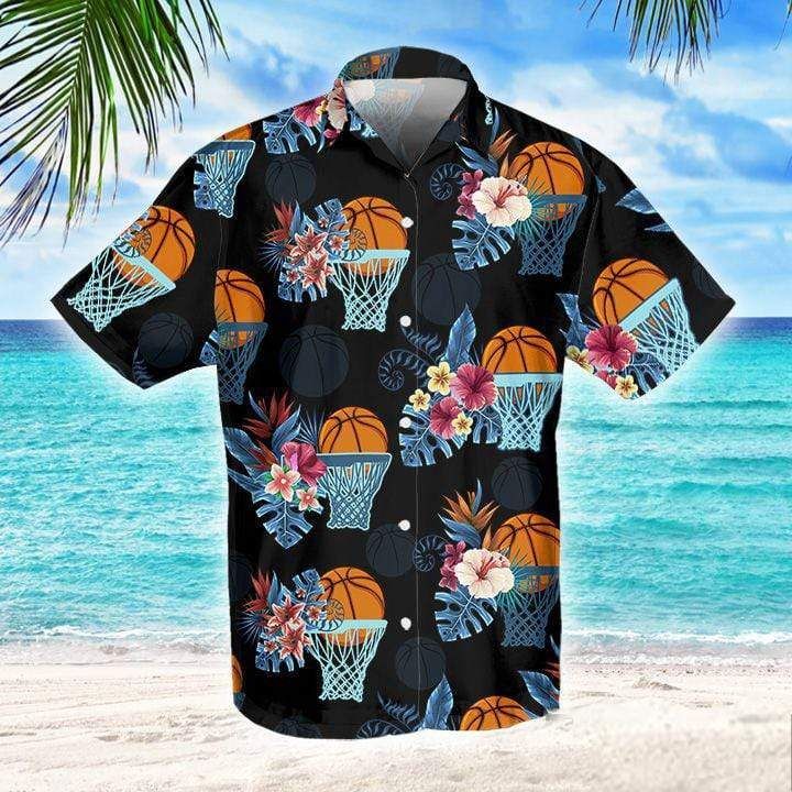 Shop From 1000 Unique Colorful Basketball Flowers Tropical Hawaii Aloha Shirts Ha49536