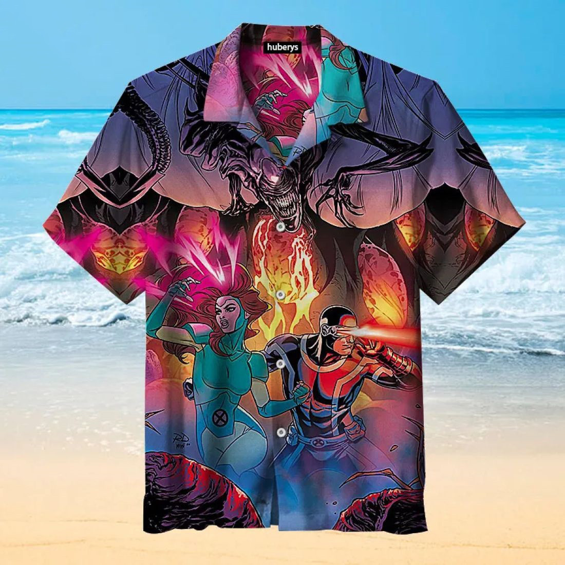 X-Men 17 Variant Dc Comics All Over Print 3D Hawaiian Shirt