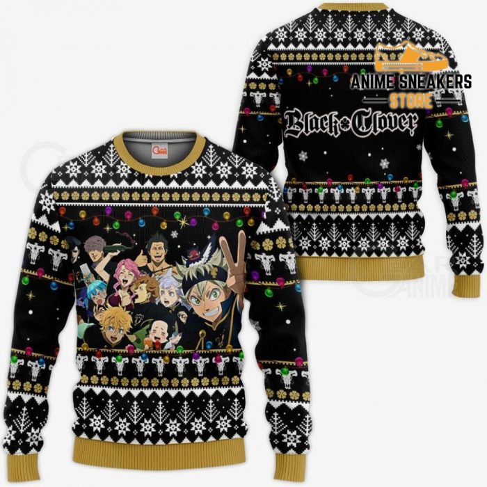 Black Clover Black Bull Ugly Christmas Sweater