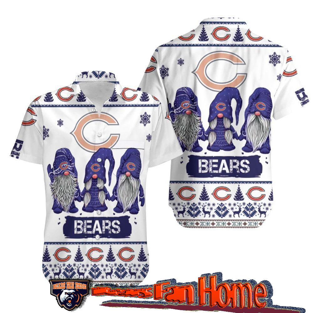 Nfl Best Chicago Bears Hawaiian Shirt 3D Gift For Fan