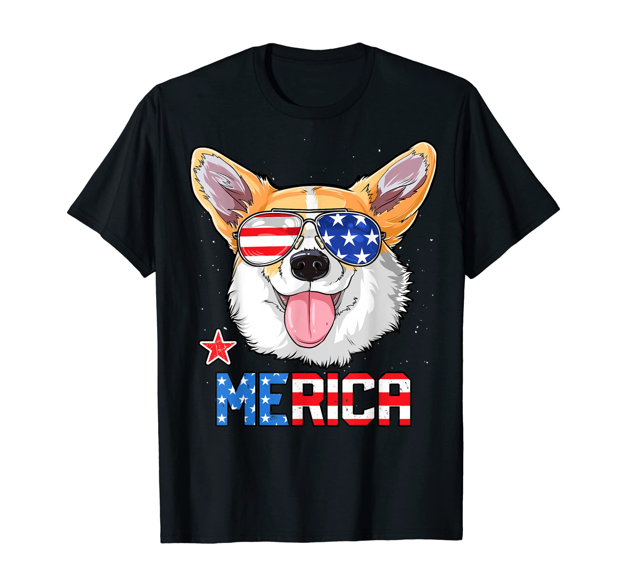 Corgi Merica 4th of July T shirt Kids Boys Girls Dog Puppy