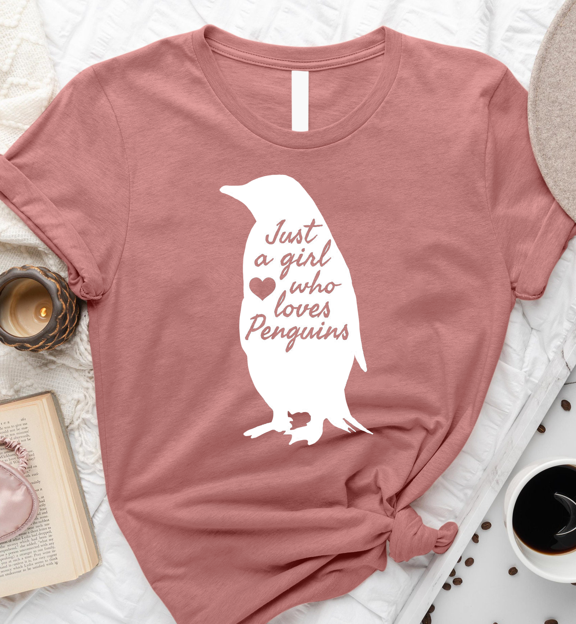 Just A Girl Who Loves Penguins Standard/Premium T-Shirt