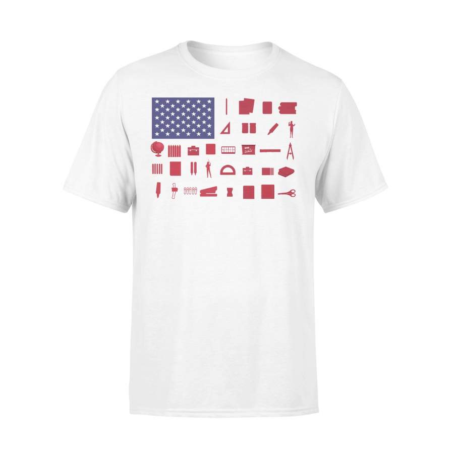 Teacher Independence Day American Lag T-shirt