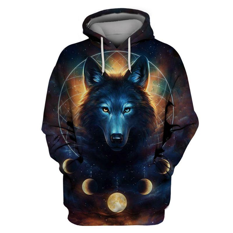 Autumn Outfits 3D Print Wolf  Adult Unisex