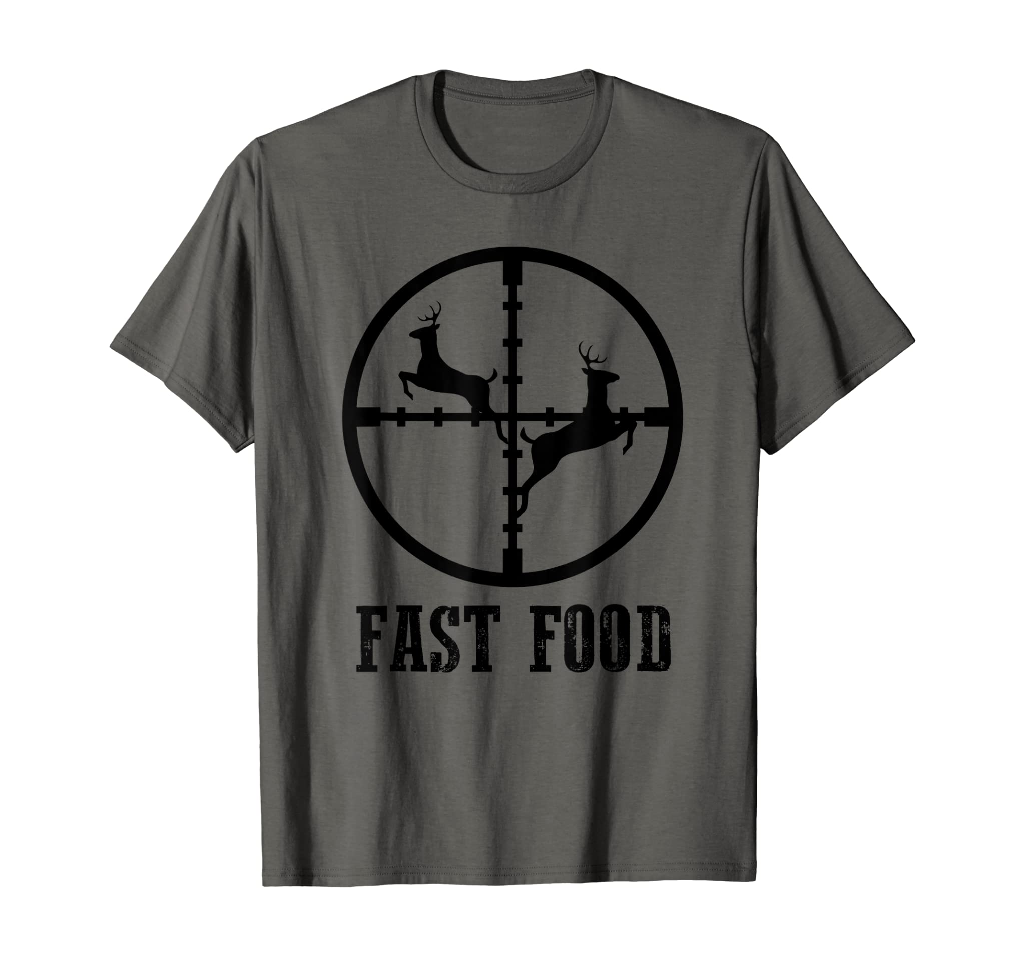 Deer Hunting Funny Hunter Fast Food Gift T-Shirt Tee