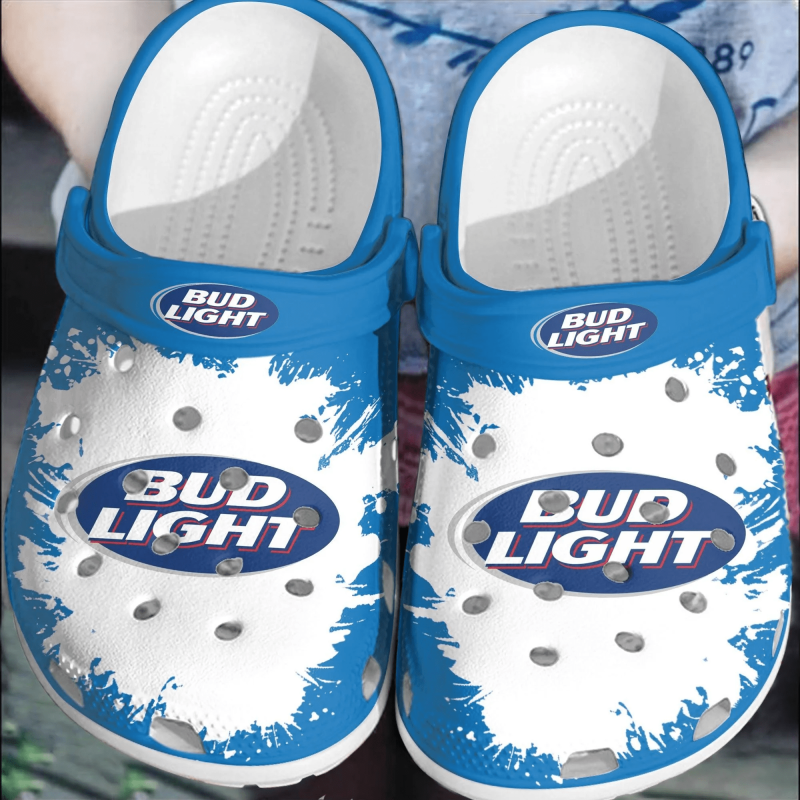 Bud Light Beer Crocband Comfortable Shoes Clogs Crocs For Men Women