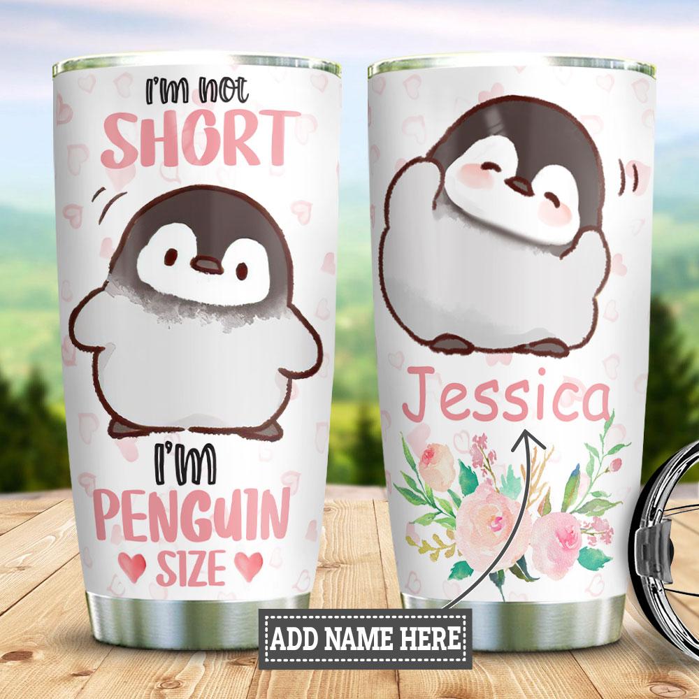 Personalized Penguin Size HLZ2310013 Stainless Steel Tumbler