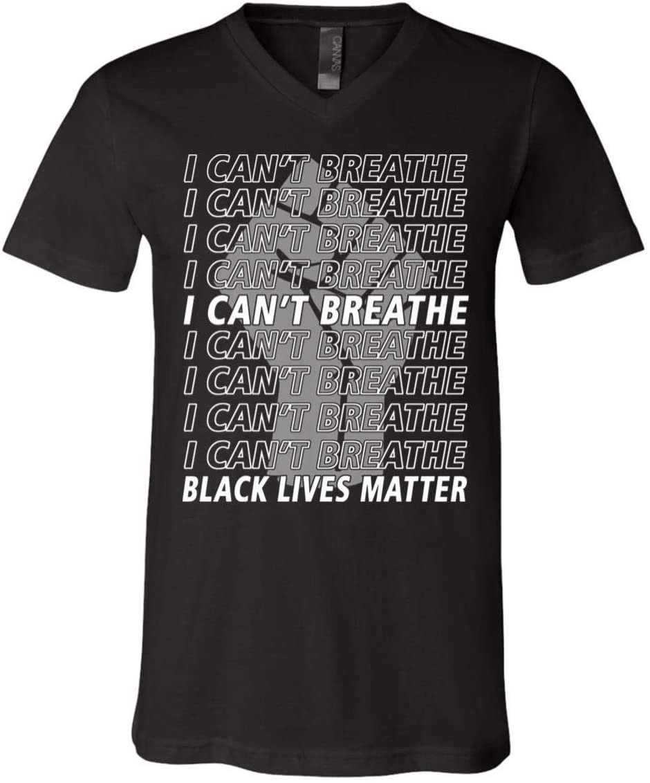 I Cant Breathe Justice T-Shirt Black Lives Matter Shirt – African American Stop Against Racism Protest Shirt