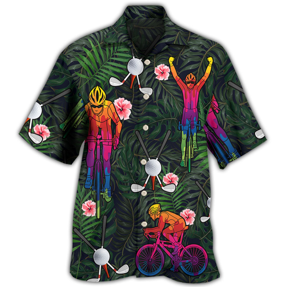 Golf I Like And Cycling Hawaii Shirt Ha51737