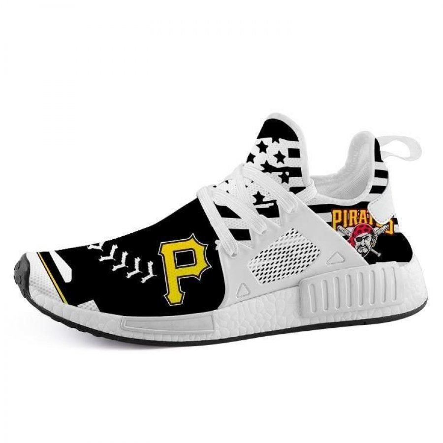 TeeDCMA Pittsburgh Pirates NMD XR1 Lightweight Sneakers, Pittsburgh Pirates Running Shoes