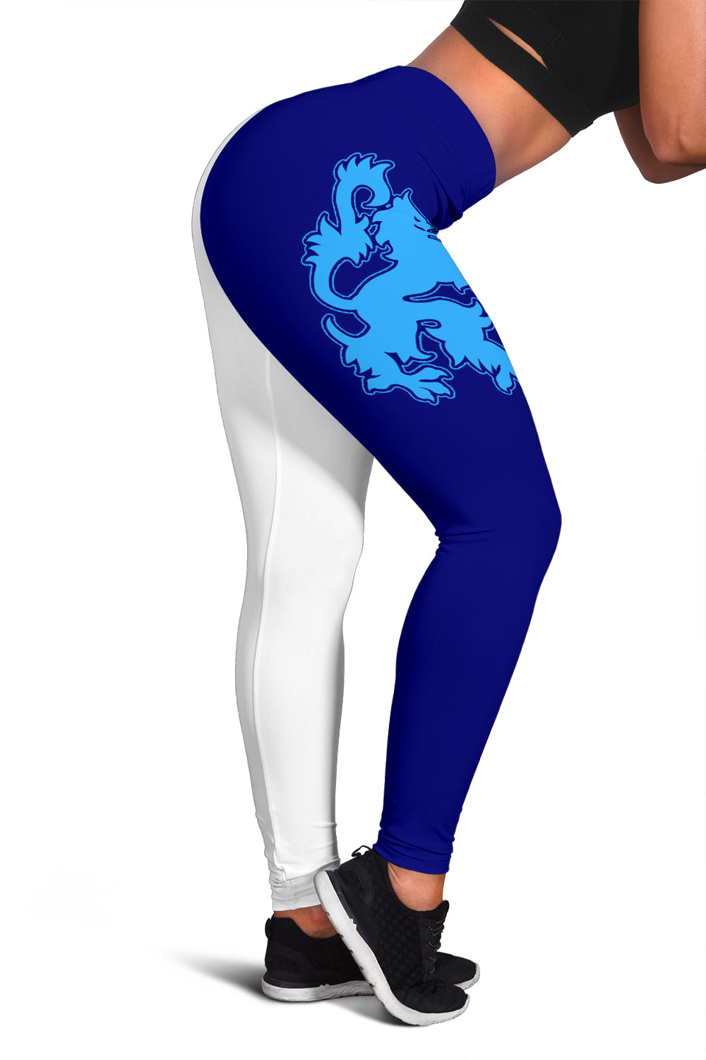 1Stscotland Blue Women’S Leggings – Scottish Lion New Release A25