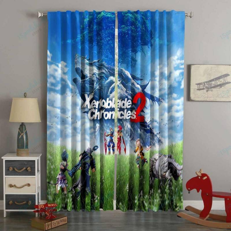 3D Printed Xenoblade Chronicles 2 Style Custom Living Room Curtains