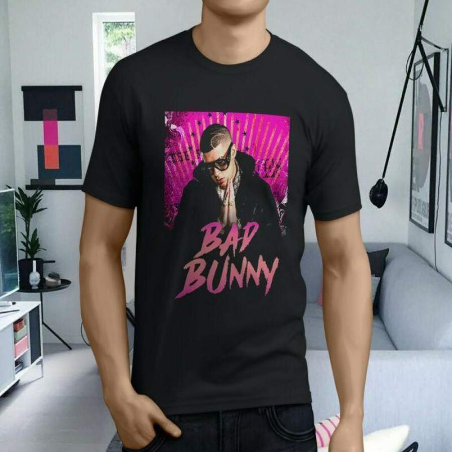 New Popular Bad Bunny Rap Men’s Black T Shirt Best Tee 2020