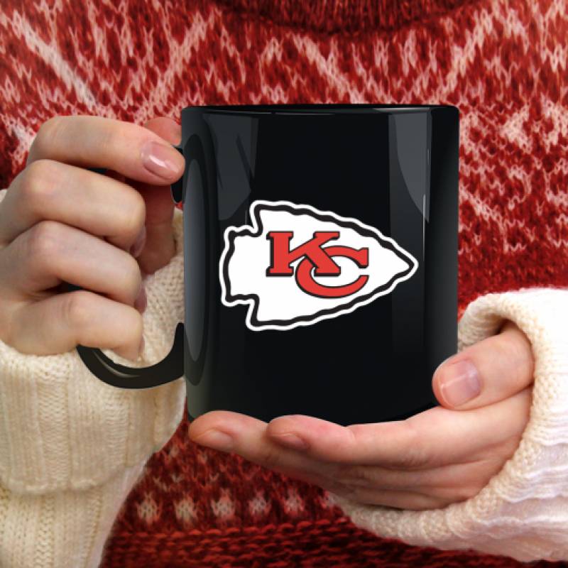 Kansas City Chiefs Black Mug