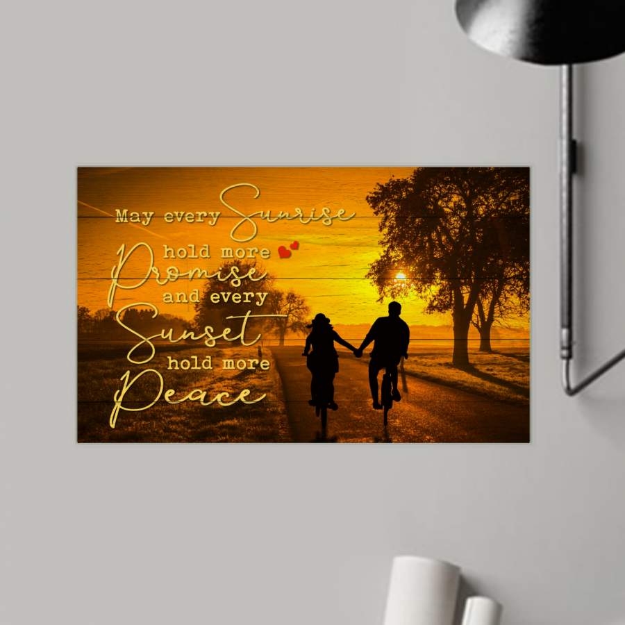 Couple –  May Every Sunrise Hold More Promise  – Poster