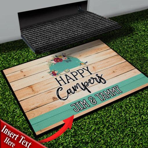 Personalized Camping Doormat All Over Printed