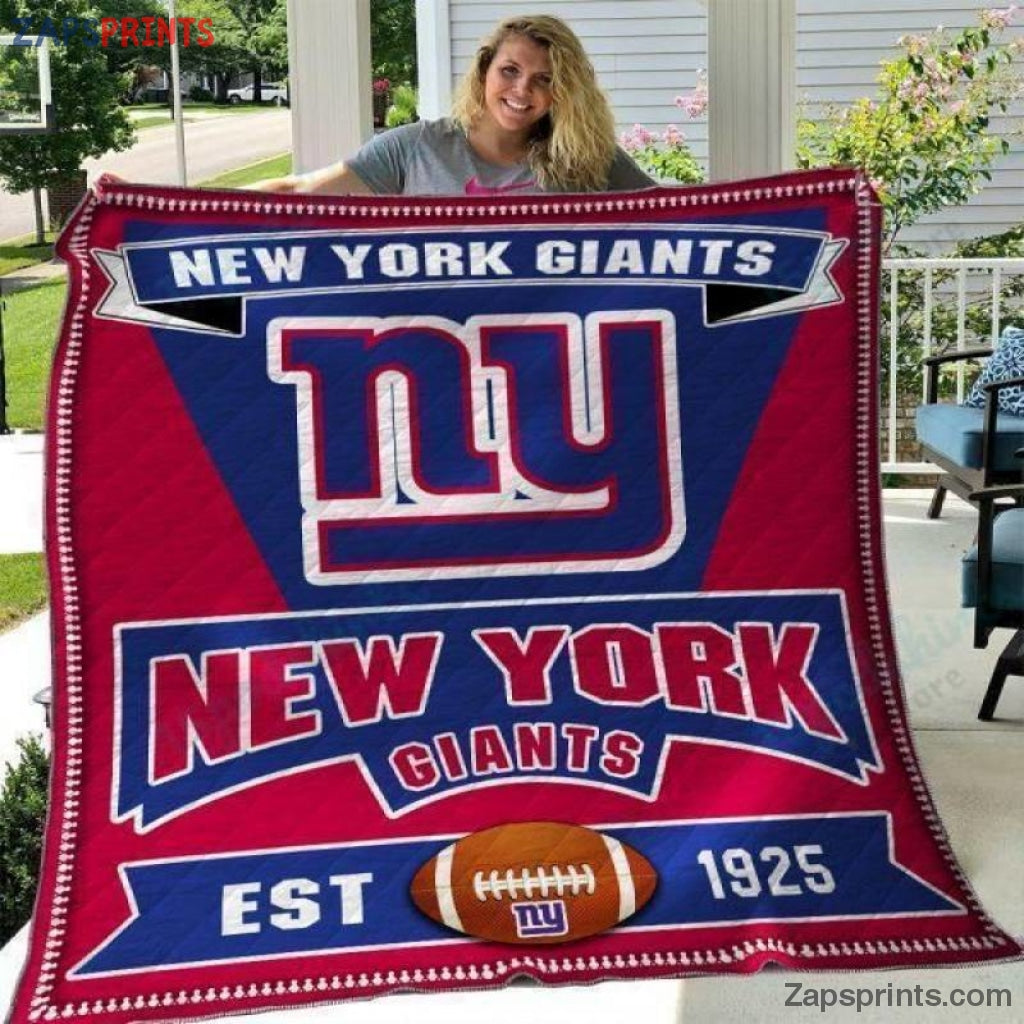 New York Giants Est 1925 3D Printing Quilt Gift For Fan Football Lovers