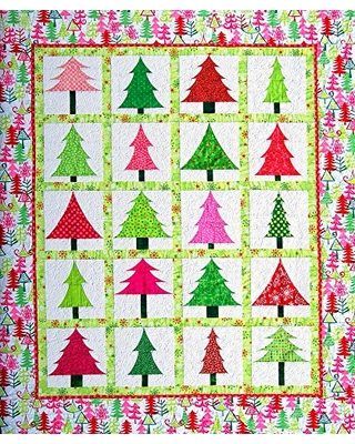 Christmas Tree Cla1810156Q Quilt Blanket