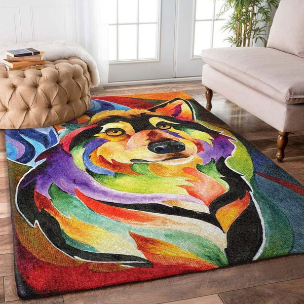 Wolf 24 Area Rug Living Room Rug Home Decor Floor Decor VH3