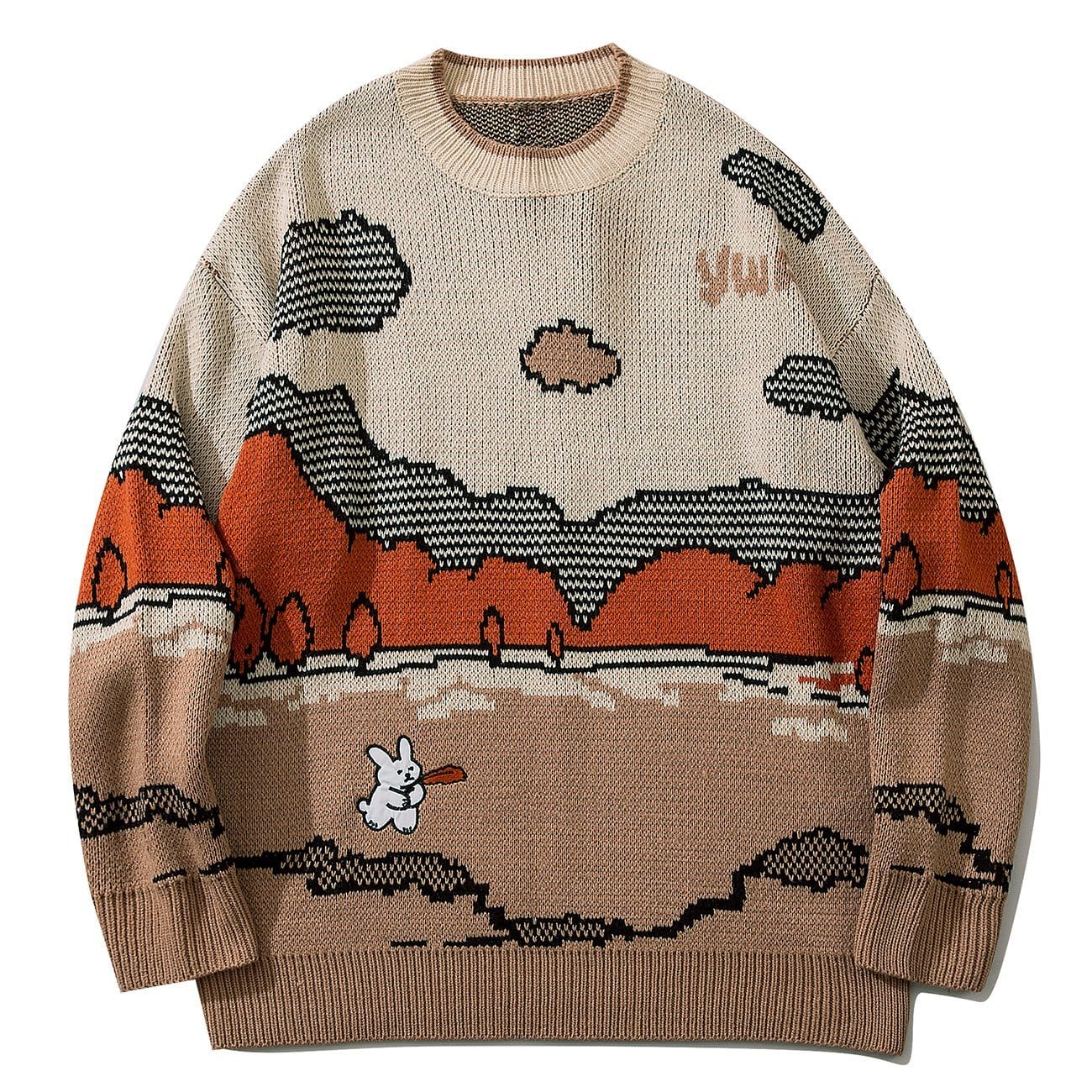 Sky Woods Rabbit Knitted Sweater