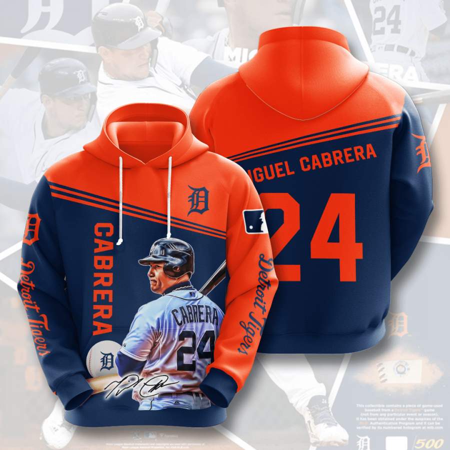 Detroit Tigers Miguel Cabrera Hoodie Unisex 3D All Over Print