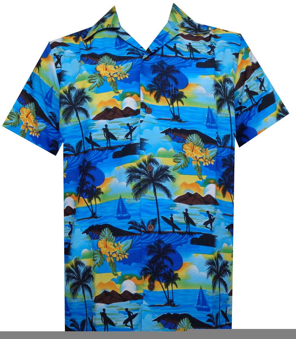 Scenic Party Blue Nice Design Hawaii Shirt Ha57953