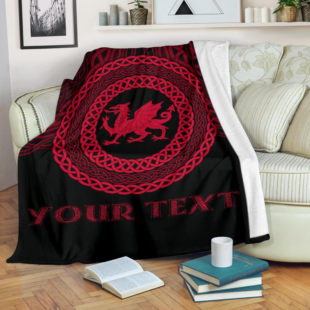 Wales Celtic Personalised Premium Blanket Celtic Pride