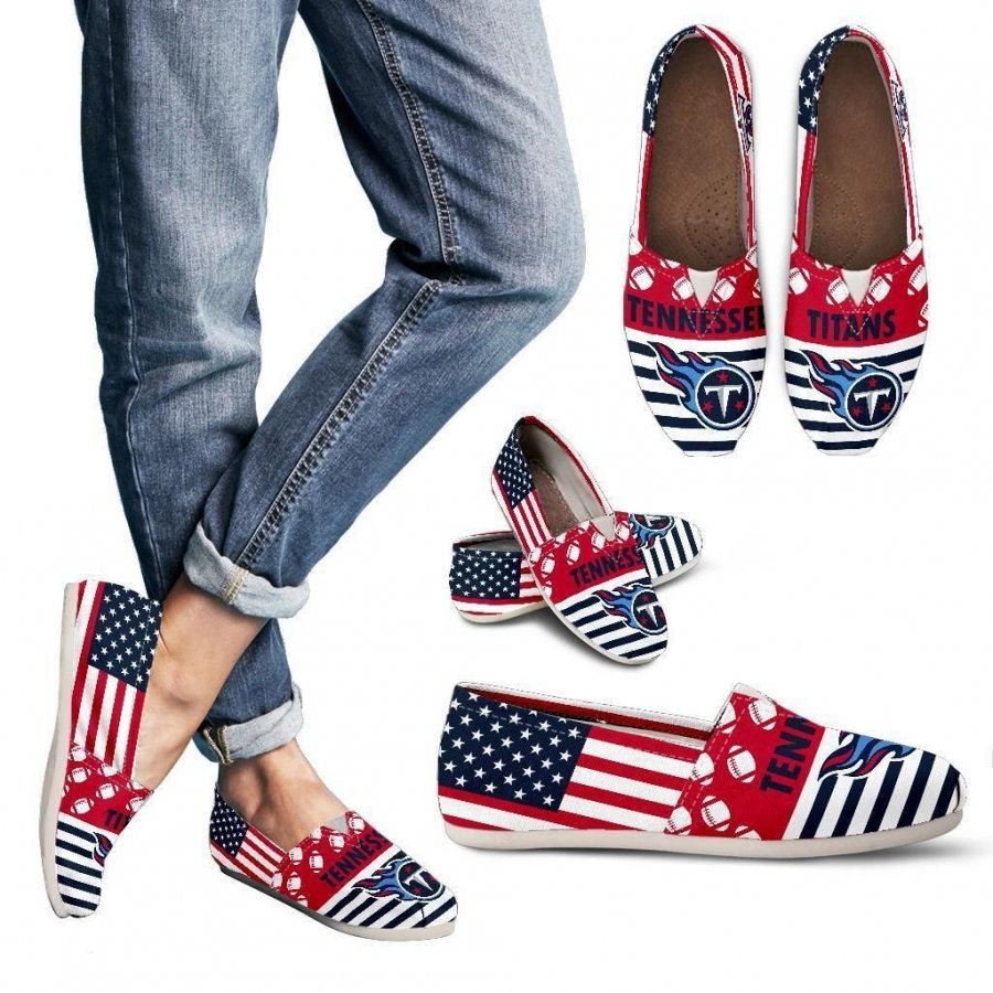 American Flag Tennessee Titans Casual Shoes #422