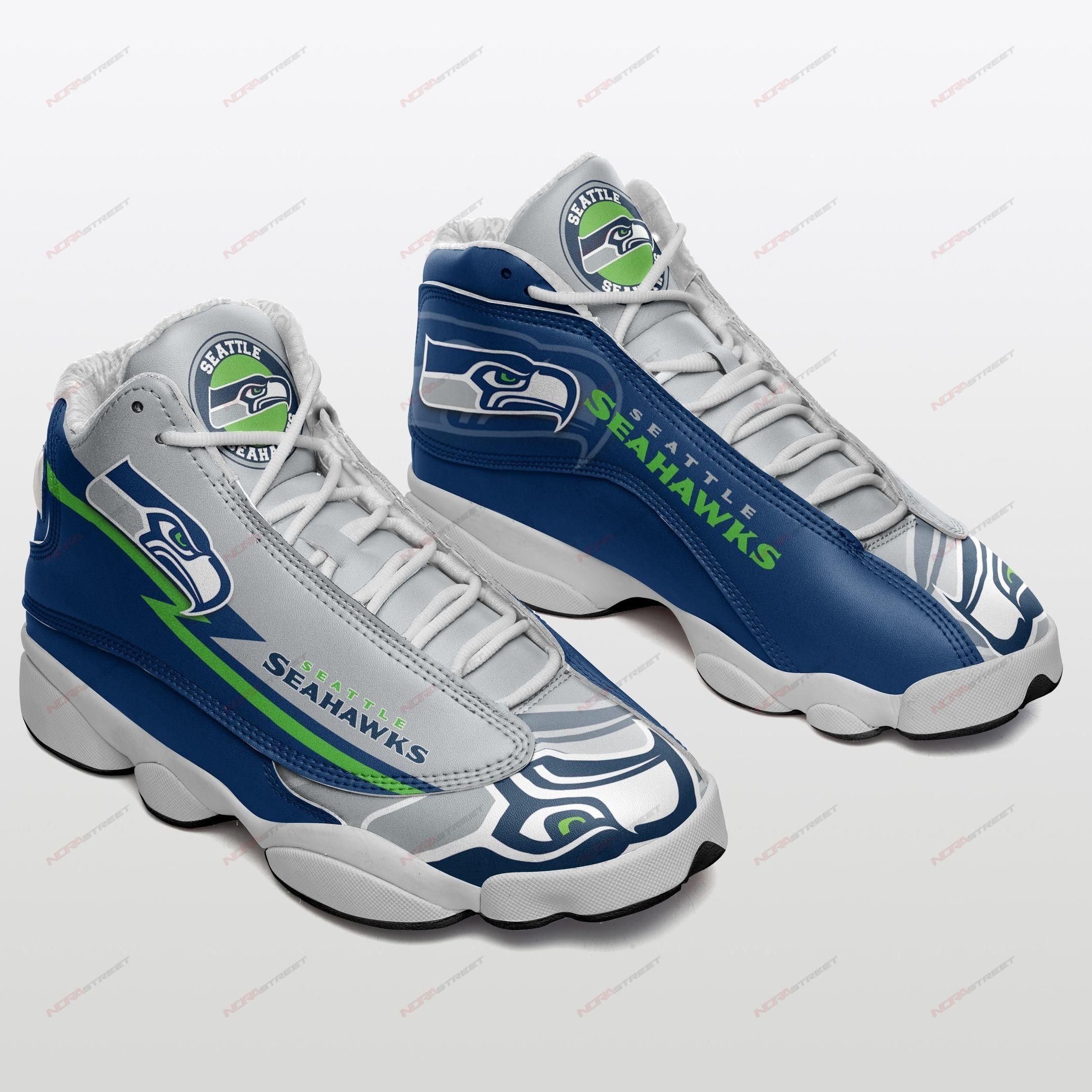 Seattle Seahawks Air Jordan 13 Shoes Sport V26 Sneakers