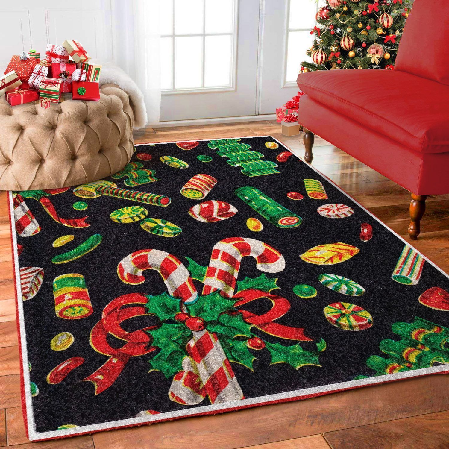 Christmas Candy Rug