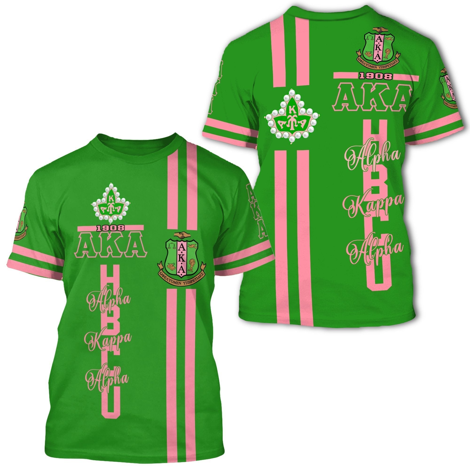 Wonderprint T-Shirt – Hbcu Alpha Kappa Alpha Ivy League Wonderprint T-Shirt